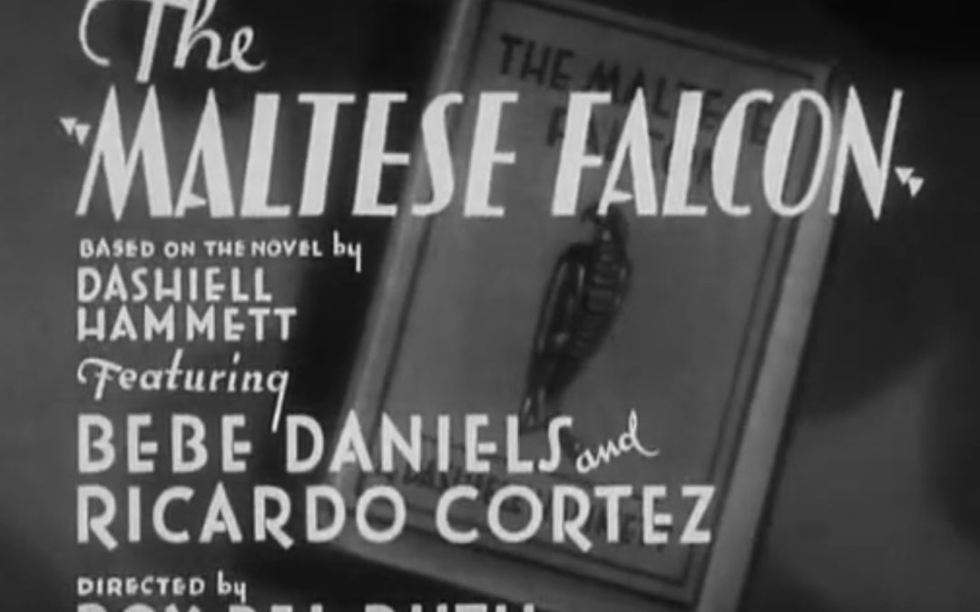 The maltese falcon (1931)